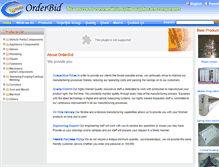 Tablet Screenshot of orderbid.net